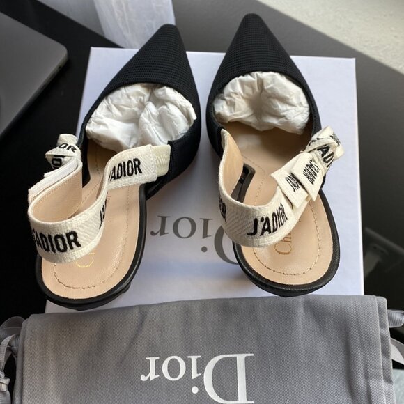 Christian Dior J'Adior Slingback Pump Black - Picture 10 of 10